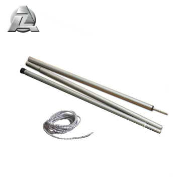 Anodizing folding carbon tent shock cord poles